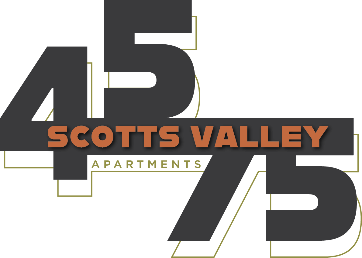 The image is a logo for Scotts Valley Apartments.
